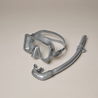 Barbados Dive Mask and Snorkel - SILVER